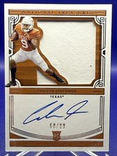 2020 National Treasures Collegiate ~ Collin Johnson #125 On Card Auto (RC) /99
