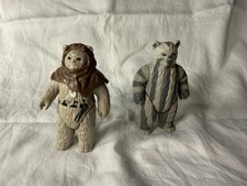 Vintage 1984 Kenner Star Wars Ewok Lot Chief Chirpa Teebo (Incomplete)