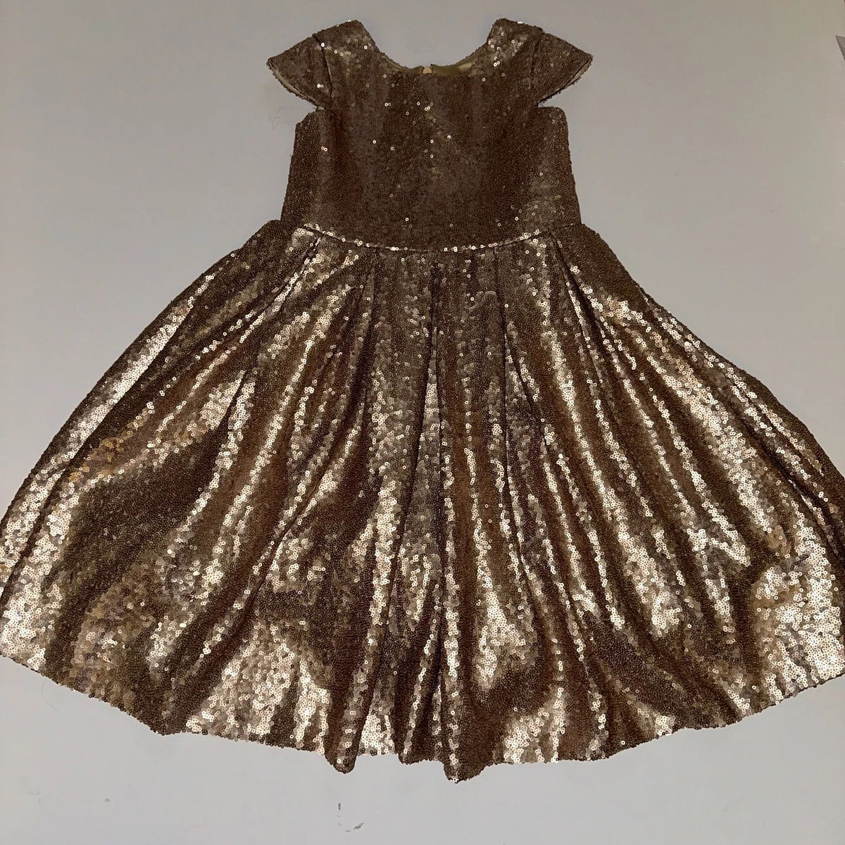 Gold 8 Size Dresses for Girls for sale | eBay