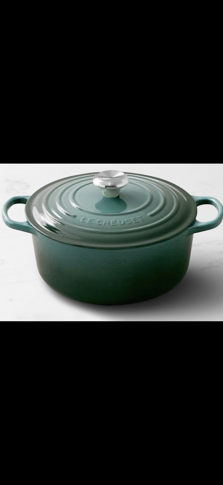 ~LeCreuset *NEW*7.25Qt*Signature Round Dutch Oven, *Ocean Blue…*FreeShipping*