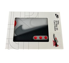NEW Nike Air Max 90 Card Wallet Holder Case Solar Red Gray