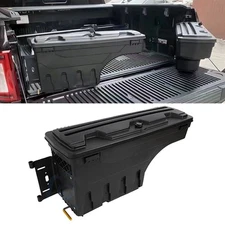Truck Bed Storage Tool Box For 2005-22 Toyota Tacoma Left Driver Side W/Lock