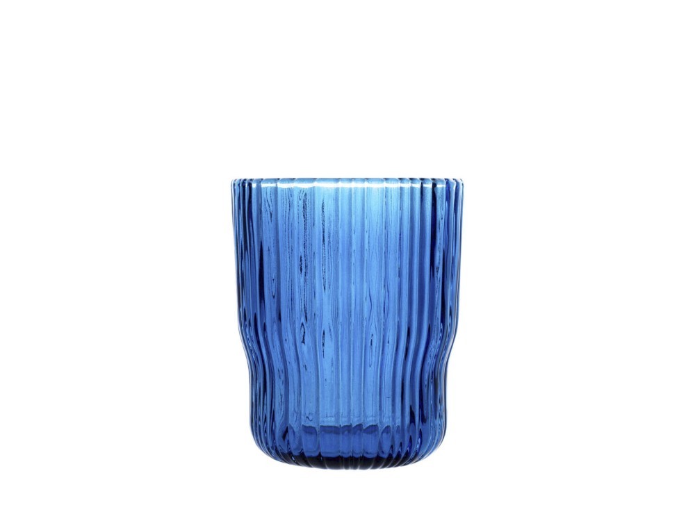 H&H Lyric Blue Glass Wine Cup Set Of 6, Handcrafted Glass Pasta Cl 28