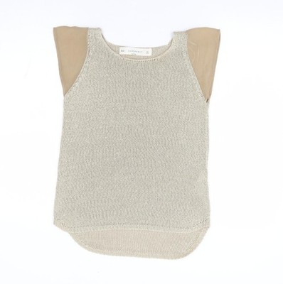 Pullover Pulli Damen UK Größe S Zara Gold
