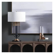 Elara of Tideview Table Lamps (2-Pack), Black, Transitional