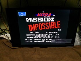 #664 Mission: Impossible Nintendo Entertainment System 1990) ✅ CIB ✅ Ultra Games