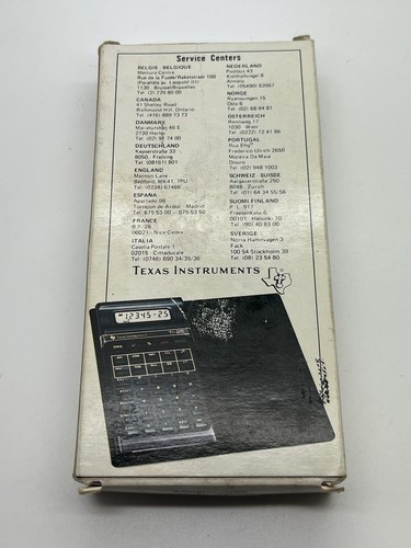 Vintage Texas Instruments TI-25 Electronic Calculator Avec Boite Et Pochette - Photo 13/15