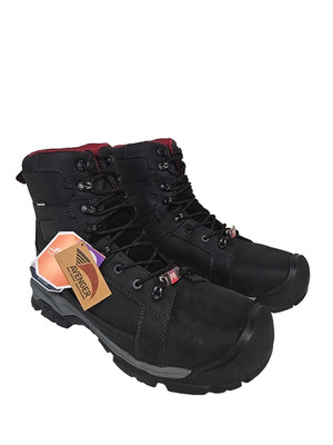 Avenger Men's A7335 Ripsaw 8'' Aluminum Toe Waterproof Work Boot Black Size 12M