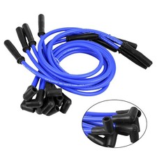 9 Pcs Spark Plug Wire Set 10.5mm Electronic Ignition Cables for SBC BBC HEI 3...