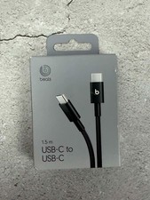 Beats - 5' USB-C to USB-C Woven Cable - Bolt Black OEM