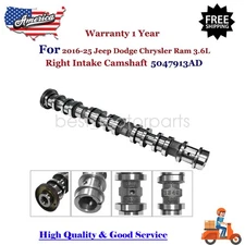 Right Intake Cam Camshaft For 2016-25 Jeep Dodge Chrysler Ram 3.6L V6 5047913AD