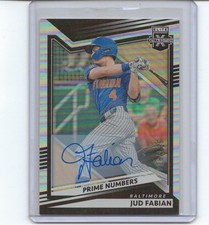 2022 ELITE EXTRA EDITION  EXTREMELY LIMITED AUTOGRAPHED RC JUD FABIAN 016/195