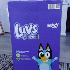Luvs Platinum Protection Bluey Baby Disposable Diapers Multicolor