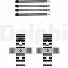 DELPHI Zubehörsatz, Scheibenbremsbelag Hinten LX0702