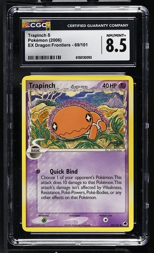 Trapinch δ graded CGC 8.5 for sale on eBay