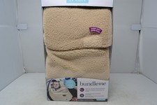 JJ Cole Bundle Me Car Seat Stroller Cover Baby Bunting Bag Plush Faux Shearling