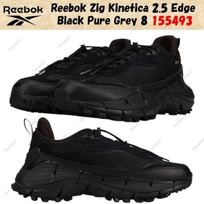 Reebok Zig Kinetica 2.5 Edge schwarz rein grau 8 155493 Herren Gr.