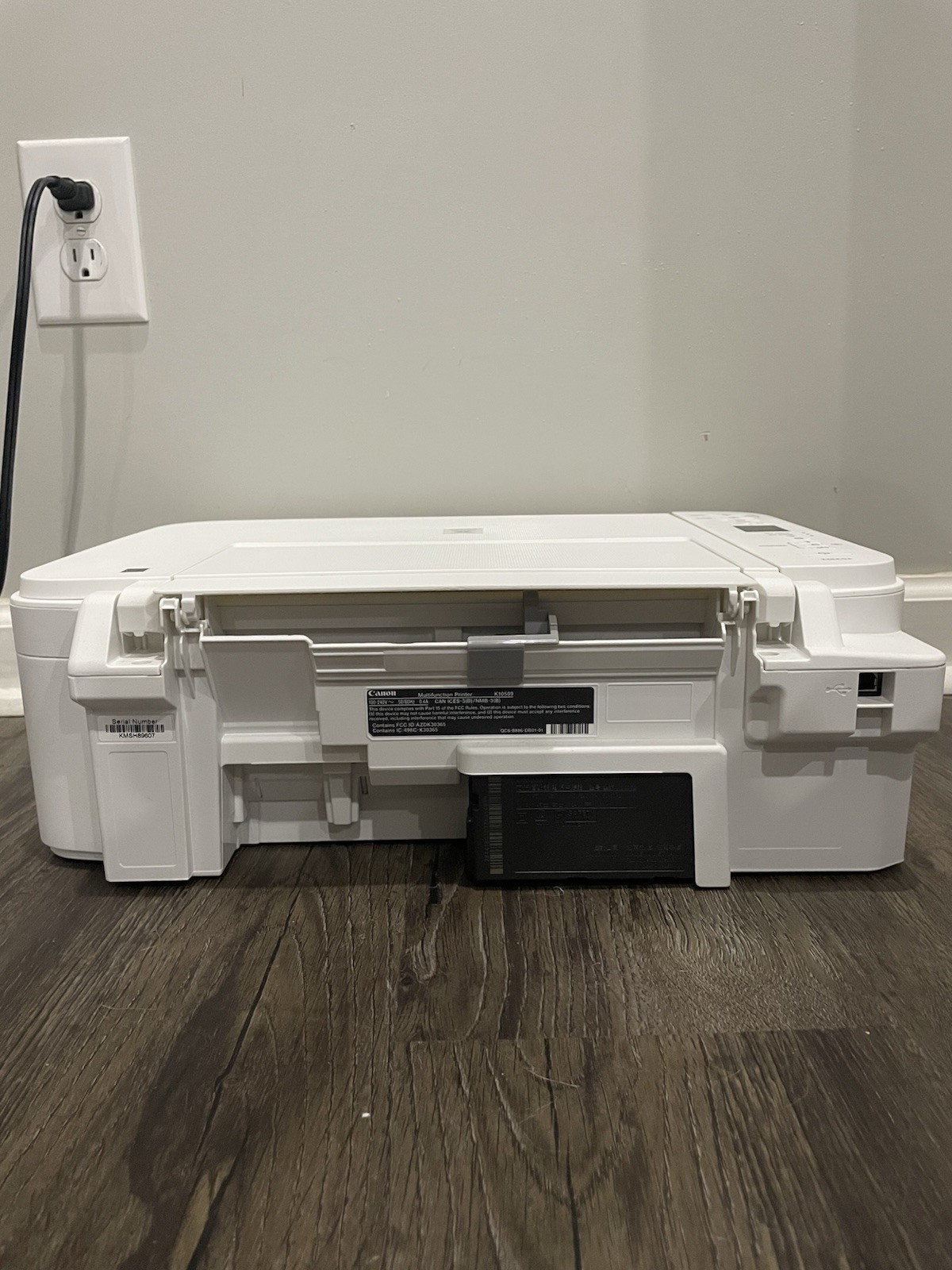 Used CANON TS 3322 Wireless Color Printer/Scanner W/Power Cord/Tested & Works