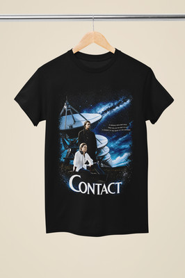 T-Shirt Inspired by ''Contact'' Filmmotiv schwarz Unisex (MO 38)