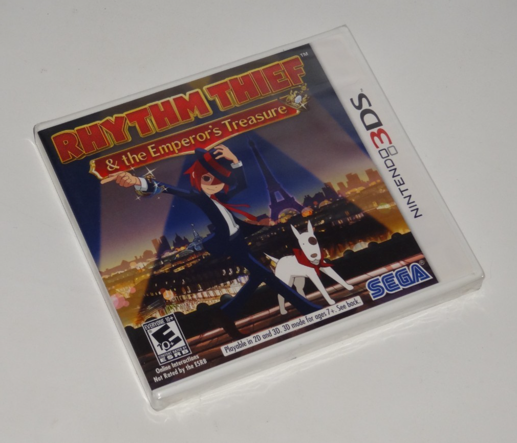 Rhythm Thief & the Emperor's Treasure (Nintendo 3DS, 2012) for