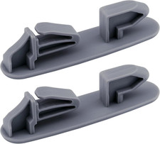 2 Pack Wp8565925 Dishwasher Upper Rack Track Stop Clip Fits Whirlpool Kitchenaid