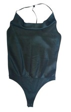 Abercrombie  Fitch Women's Green Bodysuit Size XS Medium Drape neck
