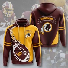 Personalized Washington Football Team Redskinss Hoodie Lightweight Adult S-5XL