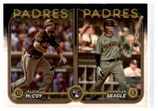 2024 Topps Update Chandler Seagle Mason McCoy Rainbow Foil #US227 RC Padres