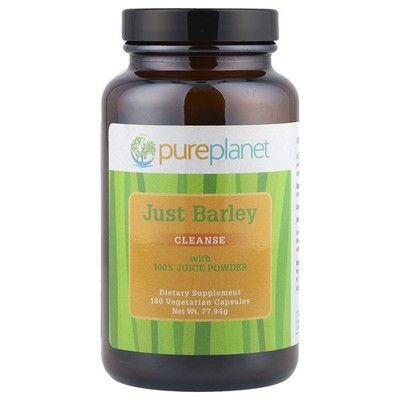 Pure Planet Just Barley 333 mg 180 Veggie Caps All-Natural, Kosher, Raw