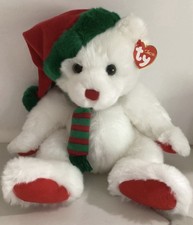 Ty 2003 GARLAND Christmas Teddy Beanie Baby Classic Plush - 13" NEW