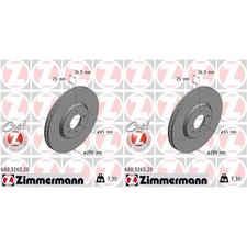 2x ZIMMERMANN COAT Z BREMSSCHEIBEN 288mm AUßENBELÜFTET VORNE PASSEND FÜR VW UP!