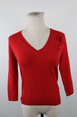 MARELLA DAMEN STRICKPULLOVER Gr. S DAMEN FREIZEIT PULLOVER VINTAGE ANGORA