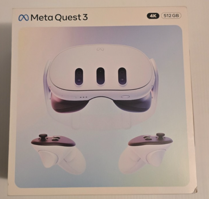 Meta Quest 3 512GB VR Headset - White for sale online | eBay