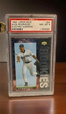 1994 Upper Deck Alex Rodriguez RC Electric Diamond #24 PSA 8