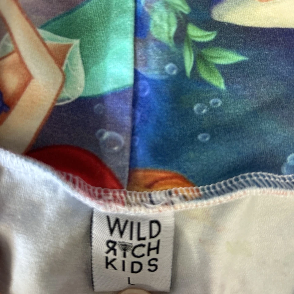 Pantalones cortos de motociclista Wild Rich Kids Disney Little Mermaid  Foto 2 de 3