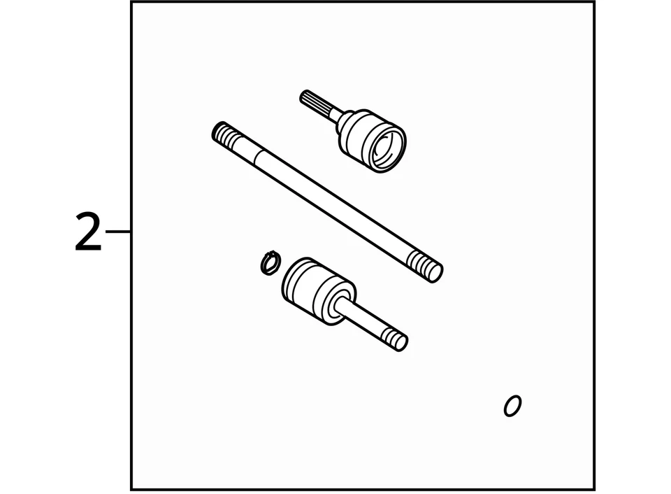 04-05 FORD EXPEDITION LINCOLN NAVEGADOR EJE TRASERO ASM 4L1Z4K139AC - NUEVO Foto 4 de 4