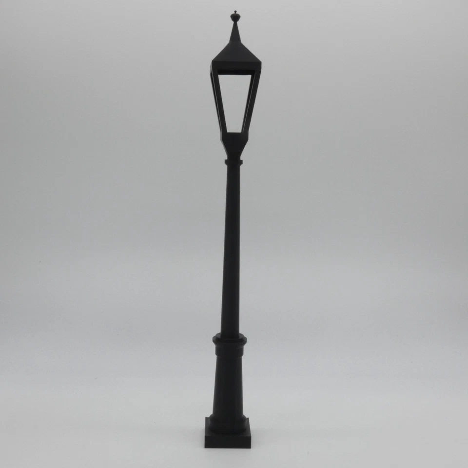 Muñeca Escala 1/6 Decoración Negra 2 Piezas Luz de Calle Alta Farola Barbie Diorama Foto 3 de 4