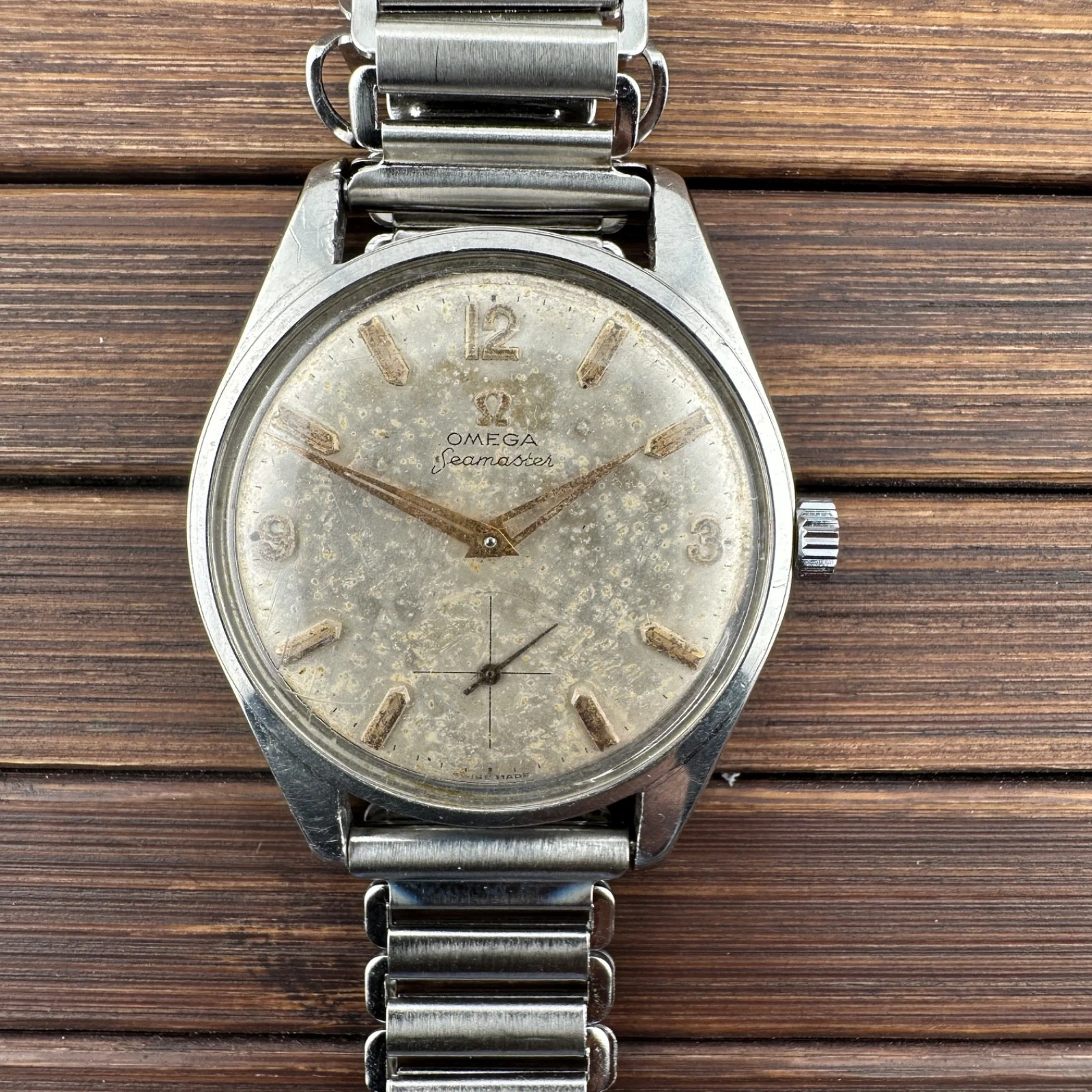 Omega — Vintage 1958 Omega Pre-Ranchero Men's Watch Ref:2990 Steel 35mm Cal 257