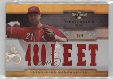 2014 Topps Triple Threads Relics Gold 2/9 Todd Frazier #TTR-TF2 0c6