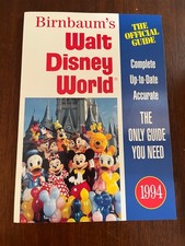 Rare Steve Birnbaum Walt Disney World Official Guide Book 1994 HTF