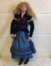 Vintage Collectable Jan Mclean Doll ELIZA BLUE 25" High Ltd Edition