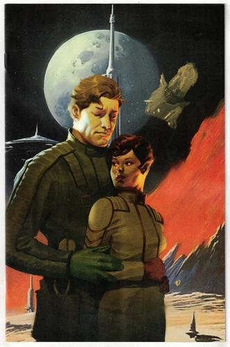 THE SPACE BETWEEN #1- UNLOCKABLE ARIEL OLIVETTI VIRGIN VARIANT- BOOM
