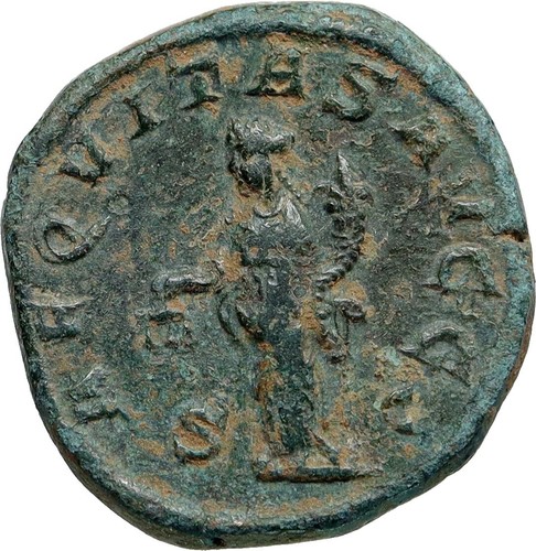 Philip I 'the Arab' 244AD Sestertius Ancient Roman Coin Four