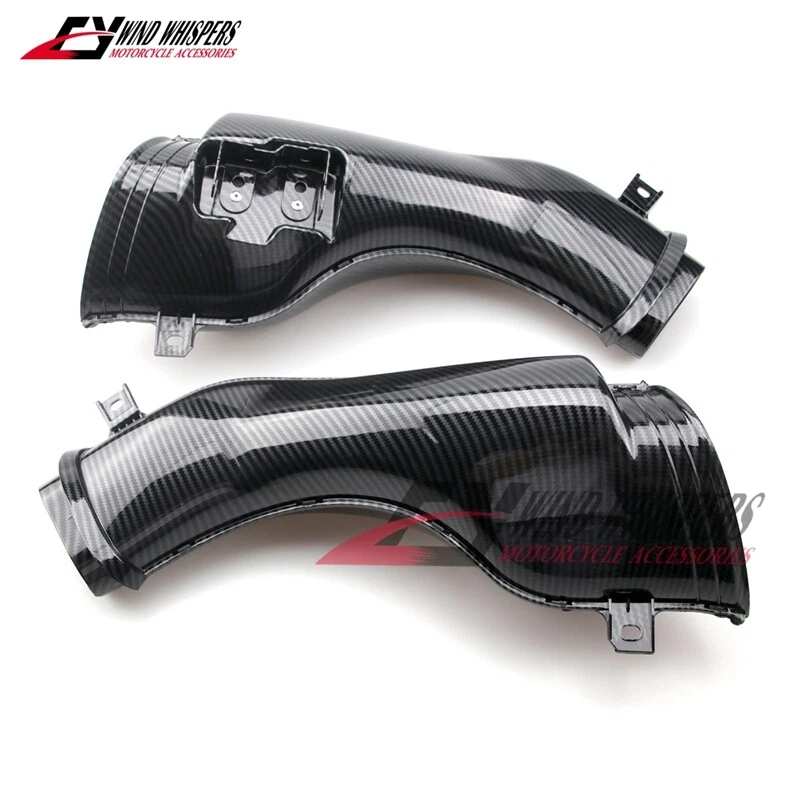 Carbon Fiber Air Intake Tube Duct Pipe Fit Suzuki GSXR600 750 GSXR1000 01-03 Foto 3 de 4