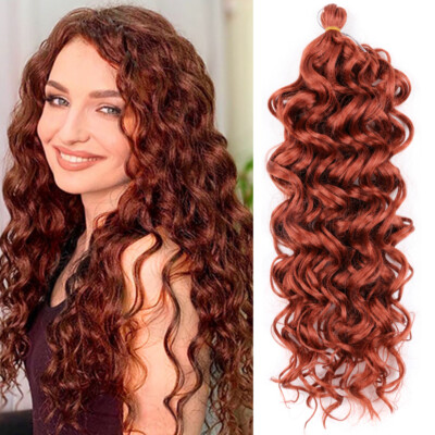 20'' Ocean Wave Häkelhaare Kunsthaar Hawaii Curl Ombre Curly Hair Crchoet Braids