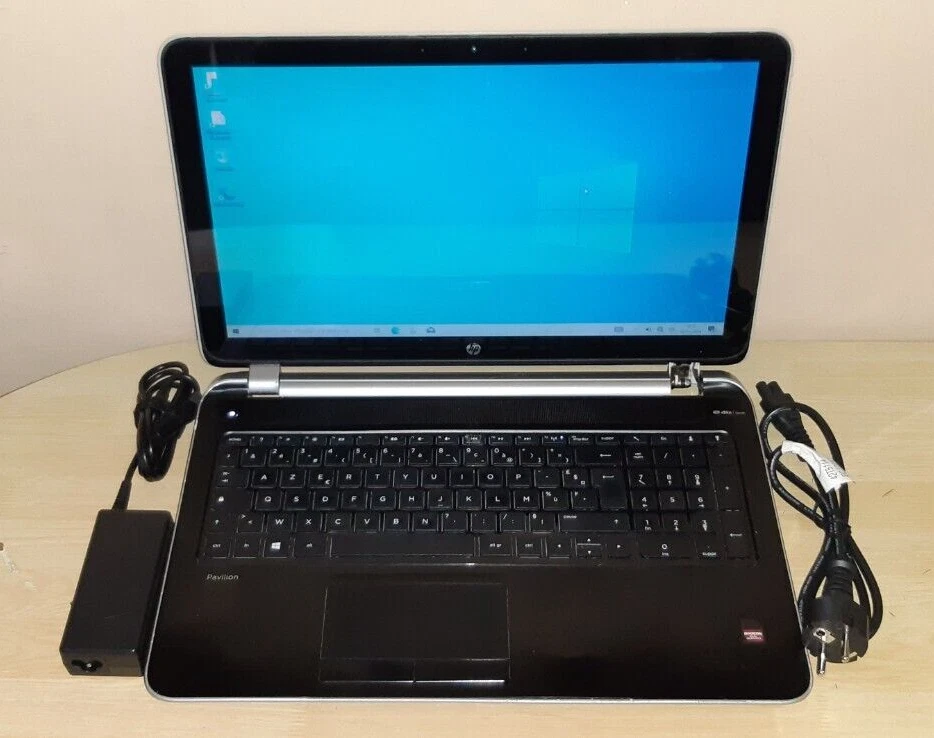 PC PORTABLE HP-15n06sf 15,6 Tactile AMD A10 @ 5Th. WINDOWS10 OFFICE BATTERIE OK - Photo 2/4