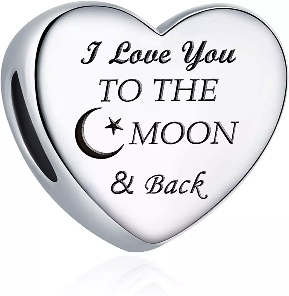 Love you to the store moon and back pandora charm