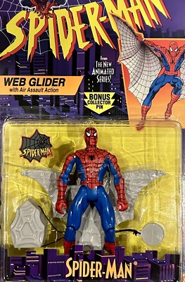 Spider-Man Animated Series Web Glider Spider-Man ToyBiz 1995 NEW