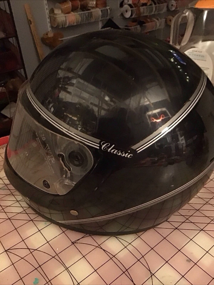 Casco de motocicleta clásico DOT Foto 4 de 4