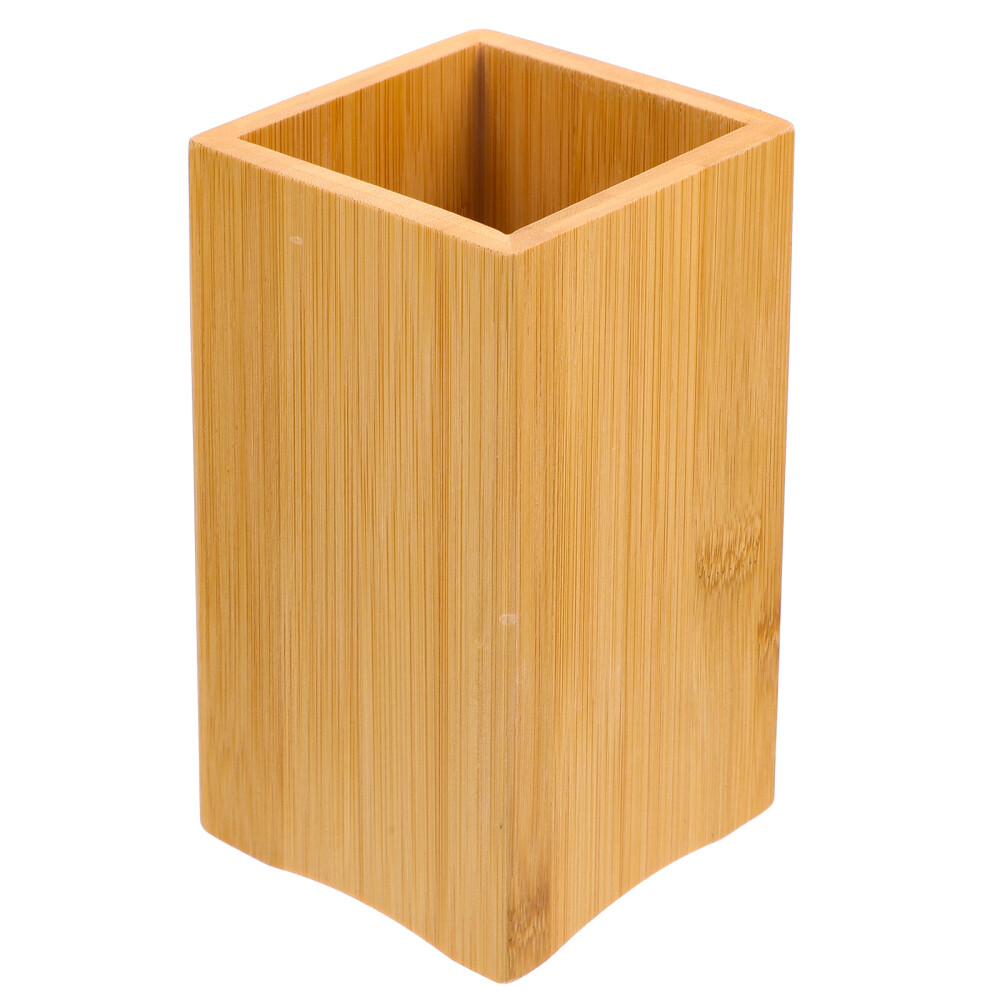 Flatware Holder Wooden Utensils for Eating Kitchen Bamboo Chopsticks eBay